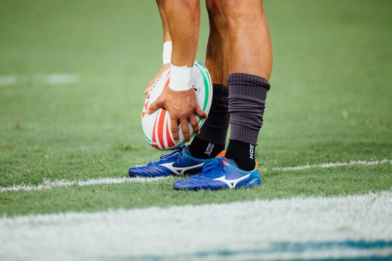 Person playing rugby